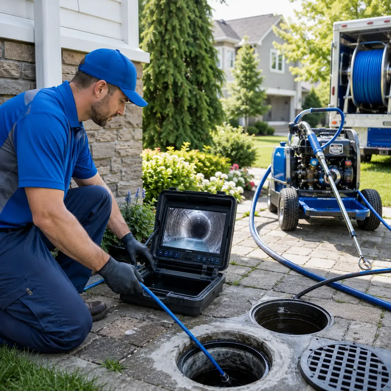 Outdoor drain cleaning professionals serving Charles City, VA